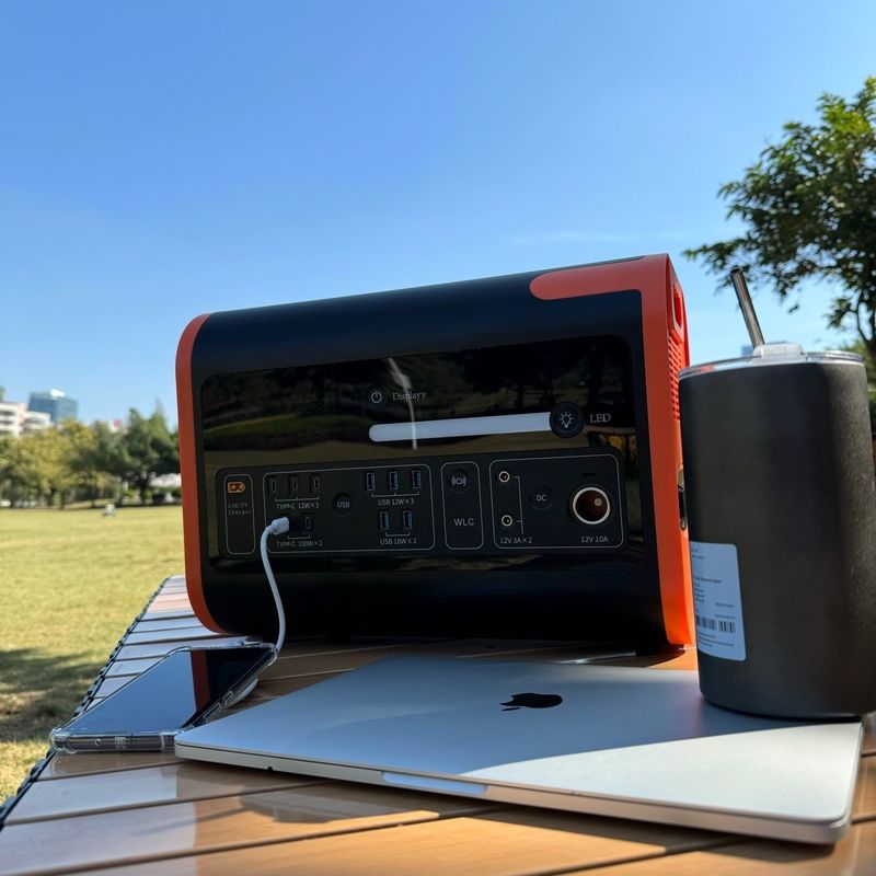Chargement sans fil Stockage extérieur d'énergie pour une centrale électrique portable anti-âge