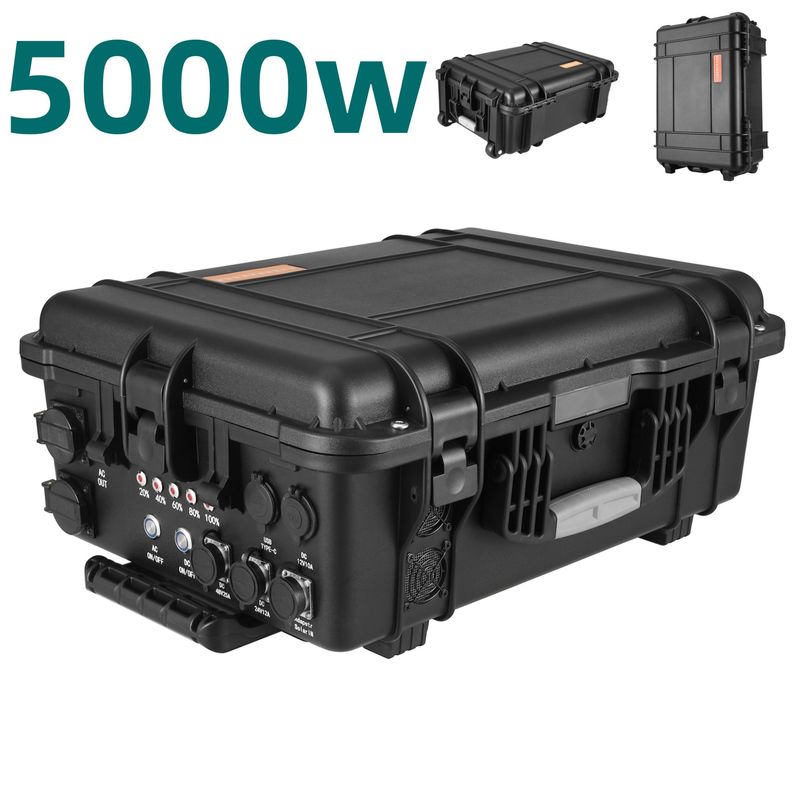 Générateur solaire résistant au feu avec une puissance maximale de 8000 W et une sortie maximale de 18 W par USB/Type-C