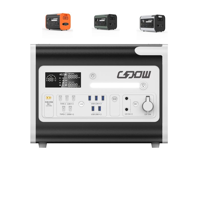 Générateur de batterie au lithium pour la maison/extérieur/situations d'urgence Puissance nominale de sortie 2200W