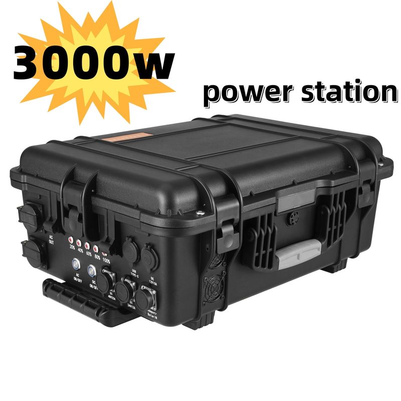15A Max AC Output Backup de la batterie au fer phosphate pour la recharge d'urgence lors de voyages en extérieur