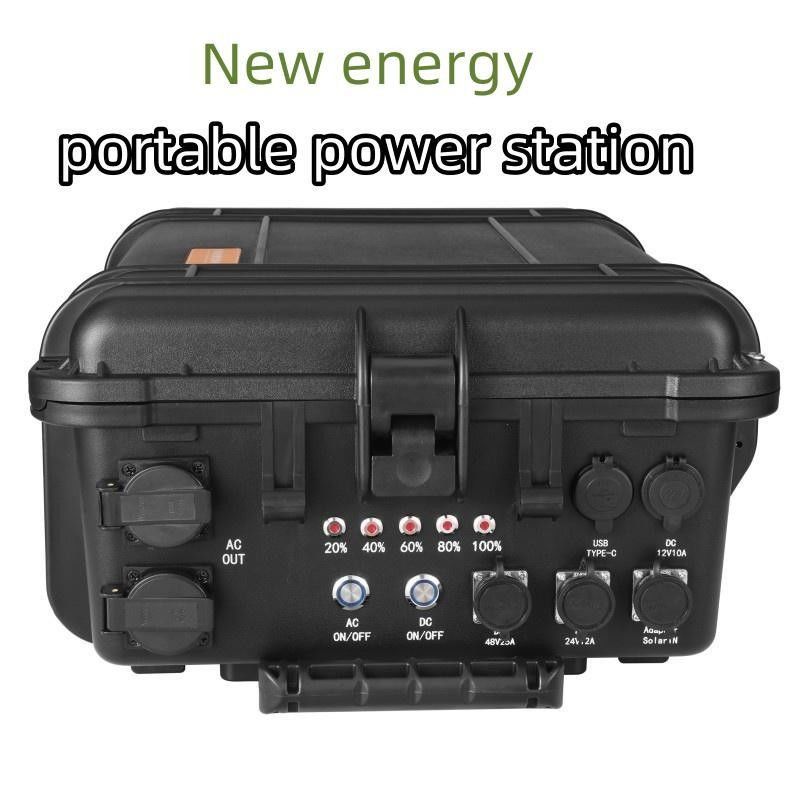 Batterie au lithium ternaire Générateur solaire 6000W pour la photographie de drone de camping en plein air