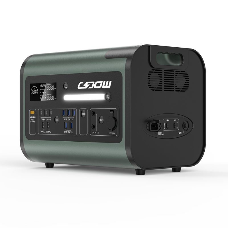 Générateur de charge solaire de 1800W à 2400W LiFePO4 Batterie Portable