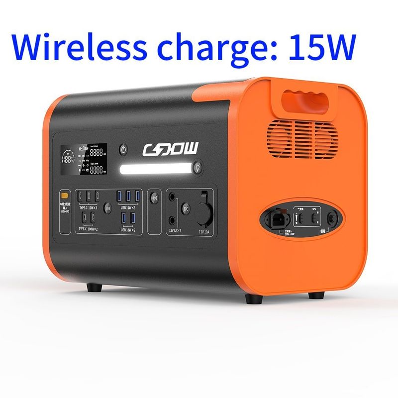 AT22 800W Charge solaire batterie portable centrale solaire pliable pour camping