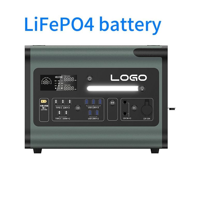 300W 500W 1800W centrale solaire portable rechargeable pour les déplacements d'urgence