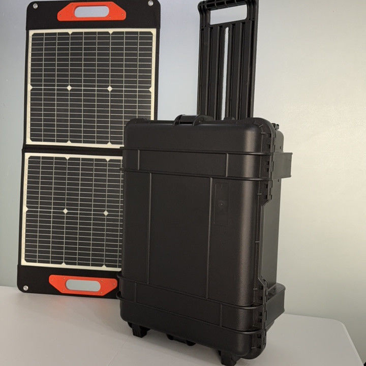 Énergie électrique mobile portable extérieure Générateur solaire de 3000 W avec sortie CA 110V/220V