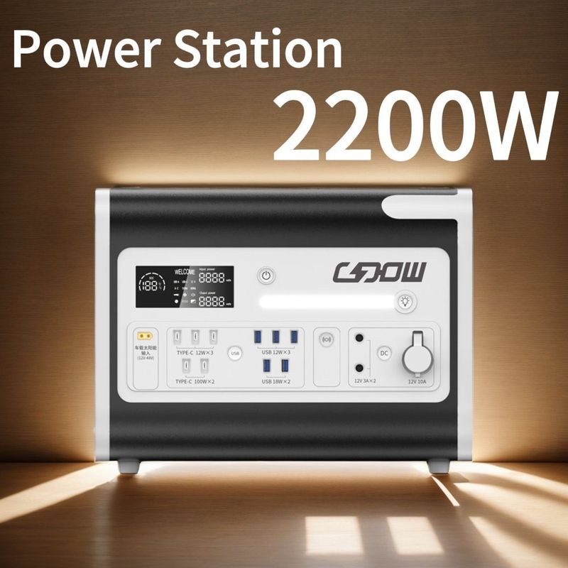 2000W 2200W Générateur d'essence de type noir silencieux