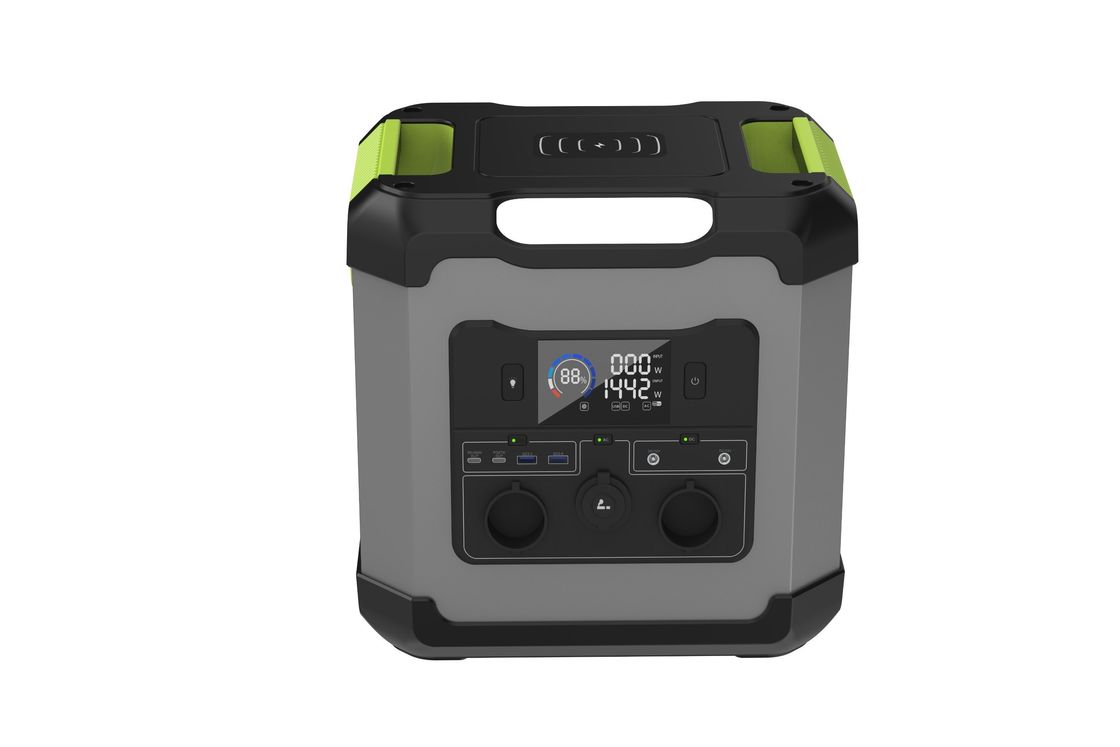 2000W 1680Wh LiFePO4 Batterie Générateur de stockage d'énergie solaire pour SOS extérieur d'urgence