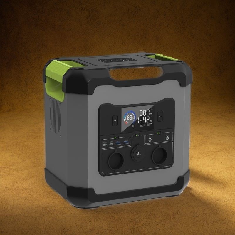 Puissance mobile de haute puissance Super rapide 2000W Station électrique de stockage d'énergie USB2 Sortie 5V/4.5A