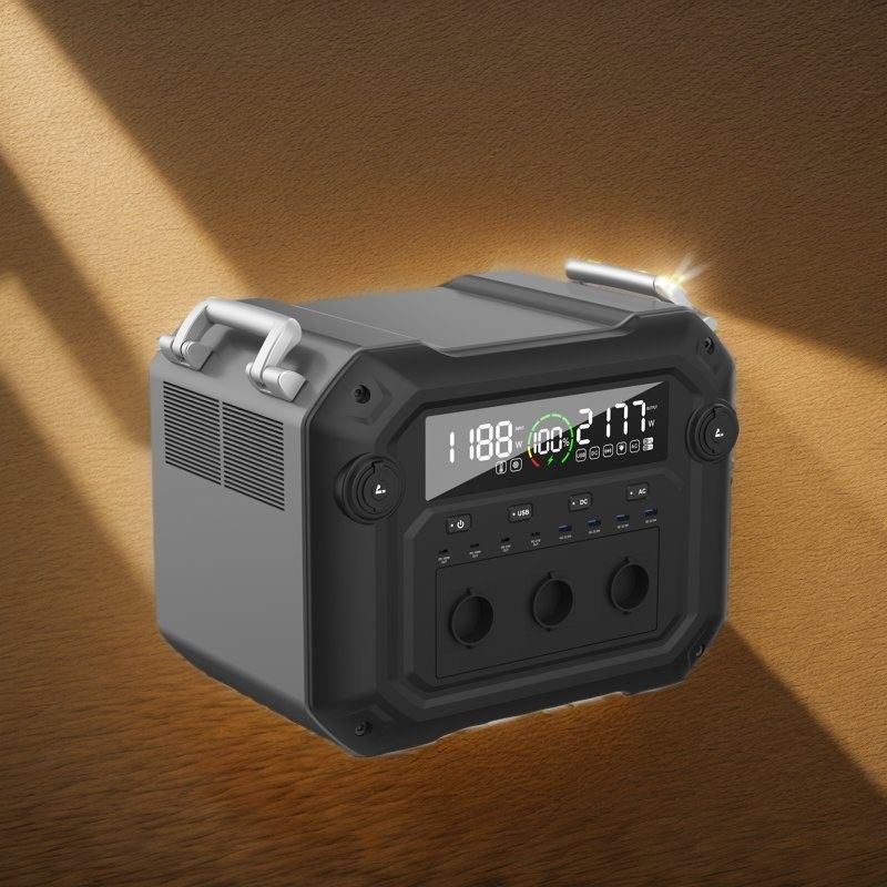 Générateur solaire portable de 2500W Votre alimentation électrique polyvalente pour les voyages et les urgences