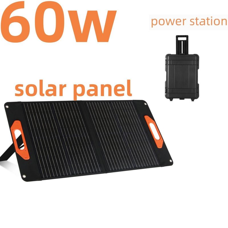 Énergie Panneaux solaires pliants au silicium monocristallin pour camping-car 60W 100W 200W