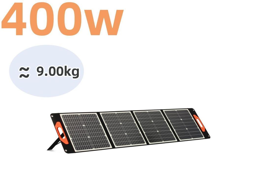 Panneau solaire pliable de 400 W UB-400 Silicium monocristallin pour une alimentation en extérieur durable