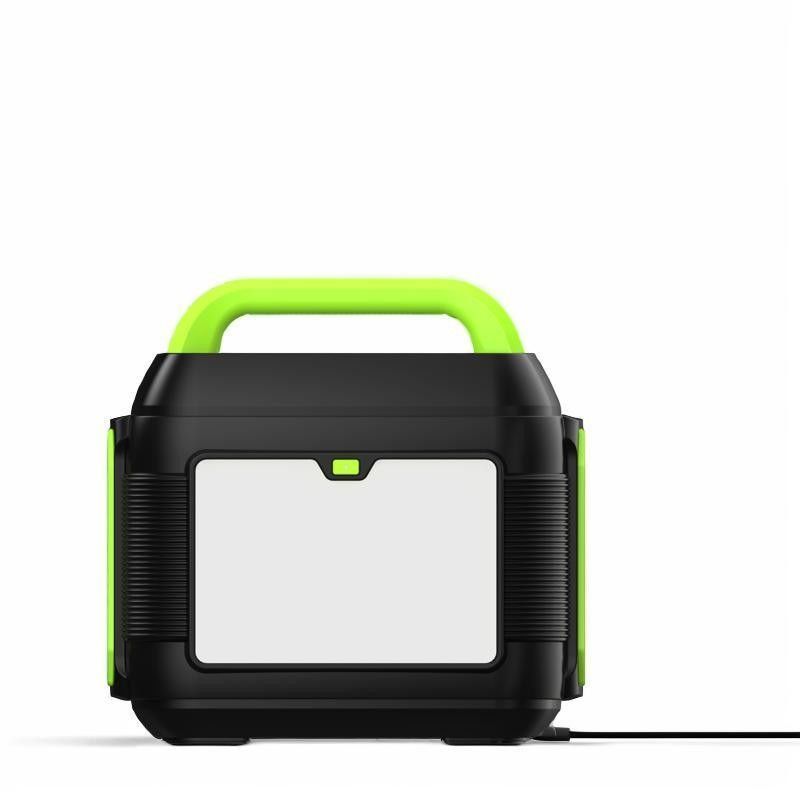 Station électrique mobile 220V 600W 300W 2200W pour camping avec panneau solaire et lumière LED