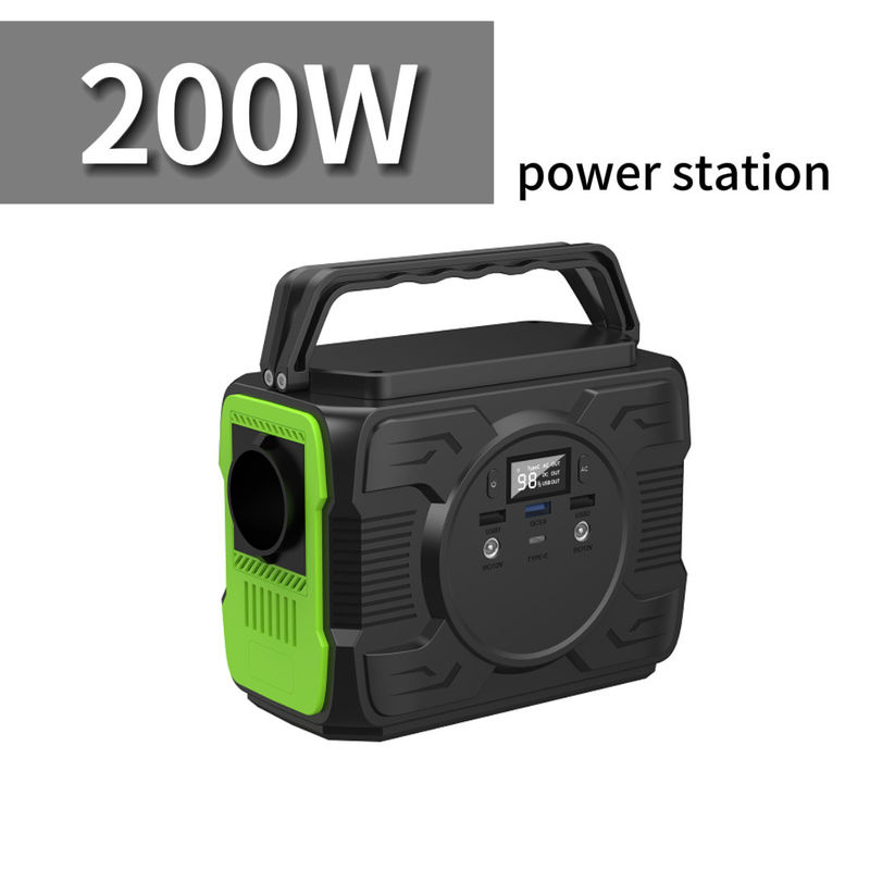 Centrale électrique portable de 200 W avec batterie au lithium ternaire et lumière LED de 4 W pour la chasse
