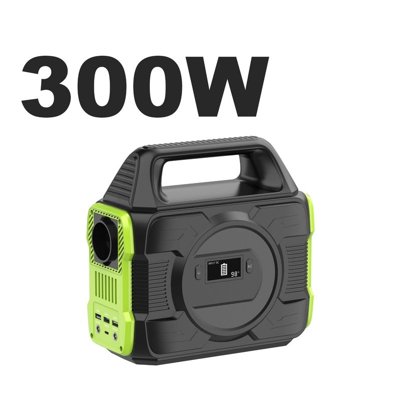 Station électrique portable de 300 W Batterie polymère Chargeur solaire