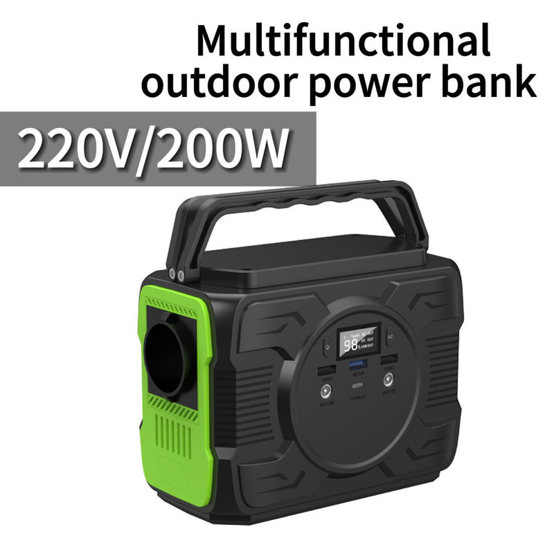Station électrique portable de 200W Chargeur solaire en polymère