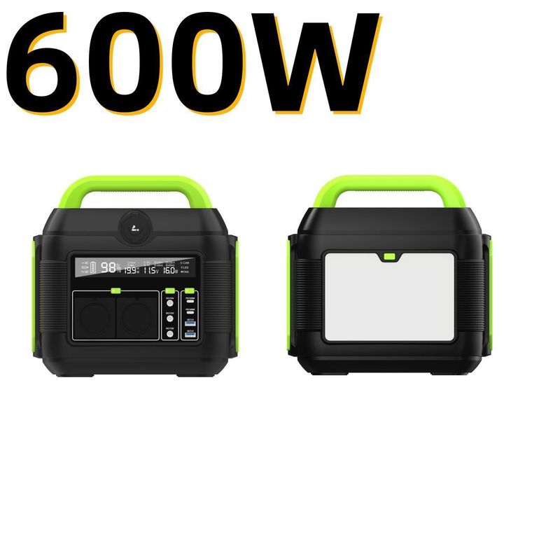 600W MPPT centrale solaire de chargement pour camping en plein air Excellent et léger