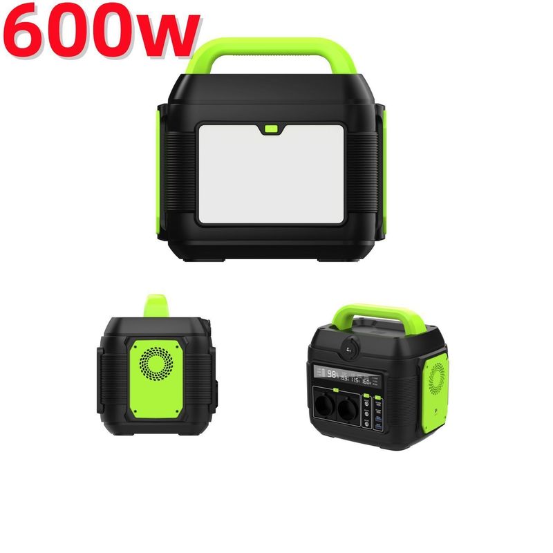 600W batterie chaude au lithium fer phosphate centrale électrique portable Générateur solaire avec 1