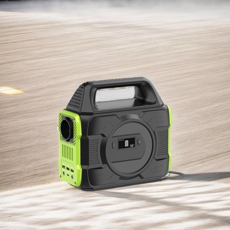 Banque d'alimentation à vapeur sinusoïdale pure 500W pour stockage d'énergie rechargeable extérieur portable à 300W