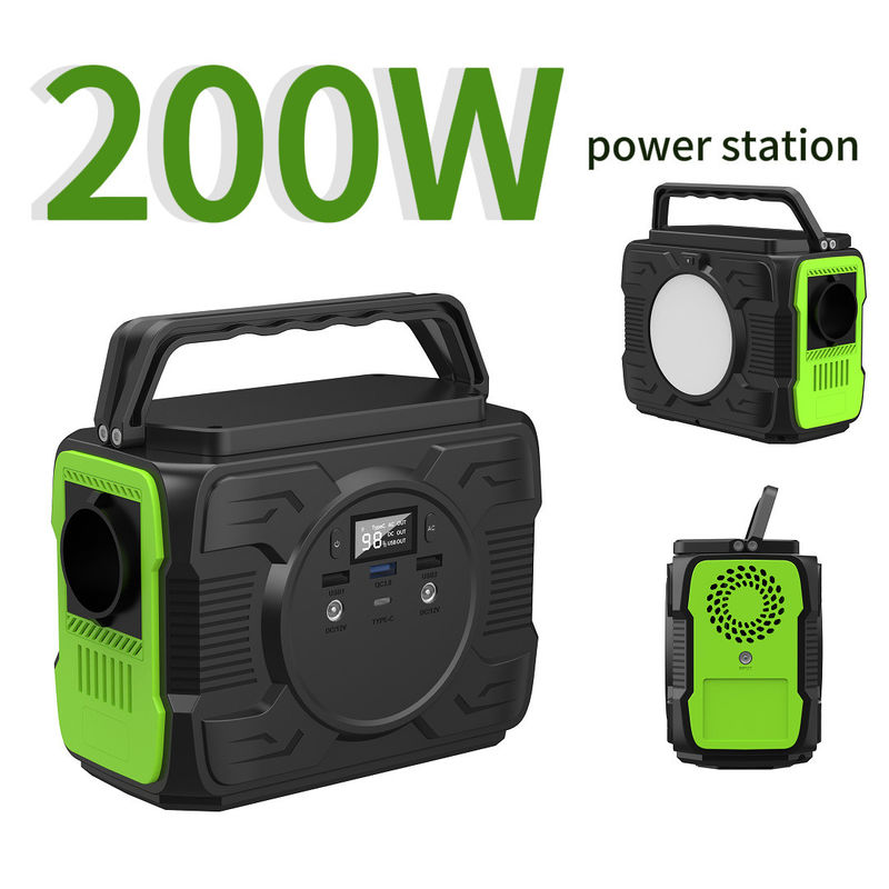 Générateur solaire rechargeable à batterie de 200 W pour les activités de plein air