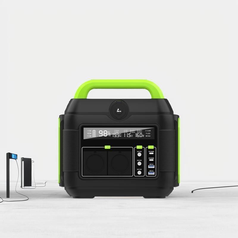 Station électrique mobile portable de 600 W pour les activités en plein air et les situations d'urgence