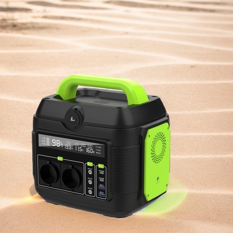 MPPT 600W alimentation électrique portable à batterie au lithium pour les urgences et les pannes extérieures