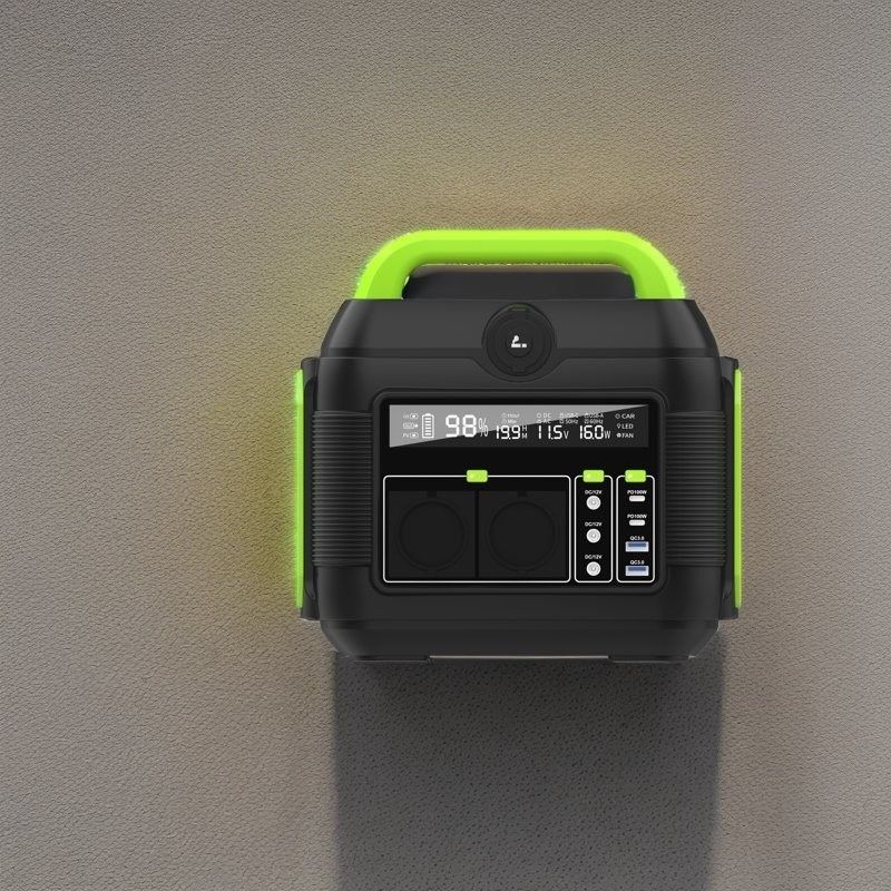 Panneau solaire multifonctionnel à recharge rapide AC 3.0 alimentation d'urgence 110 V 220 V centrale solaire portable S6 MPPT