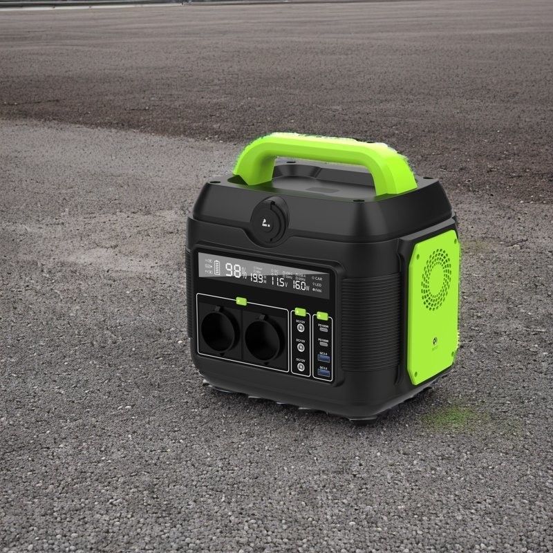 600W 576wh Générateur d'énergie solaire pour la maison 110V 220V 6kg Station électrique portable extérieure