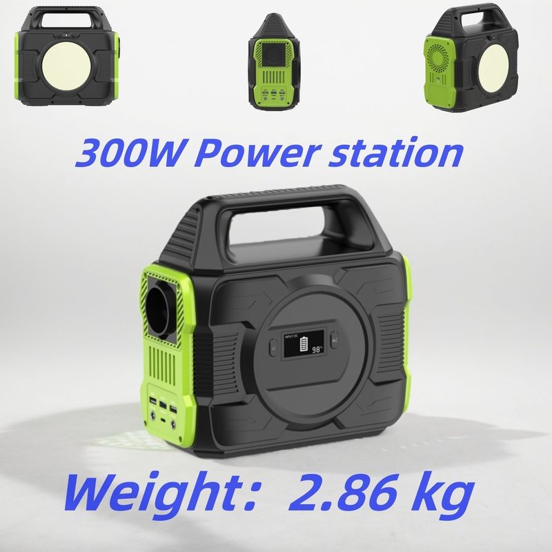 Générateur portable de stockage d'énergie solaire de 300 W pour les urgences et les demandes personnalisées