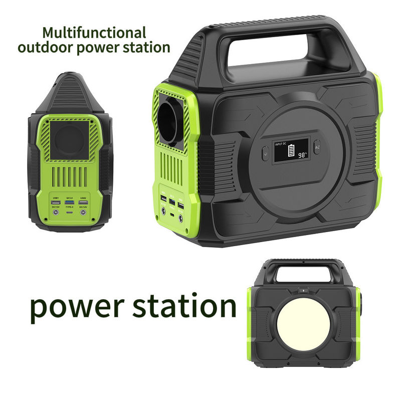 Chargeur multifonctionnel de 300W personnalisé de petite taille, centrale électrique portable de 500W de capacité nominale