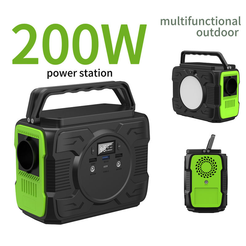 173wh Capacité nominale L'alimentation au lithium mobile pour camping avec sortie 12V/200-300A Ec5