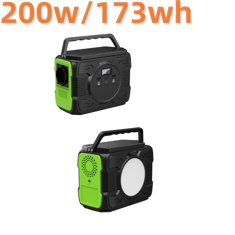 Centrale électrique de camping de 200W Système d'énergie de générateur solaire rechargeable pour l'Amérique du Sud