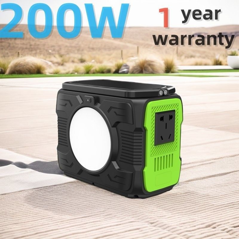 200W173wh Camping batterie au lithium mobile générateur solaire alimentation pour travail à distance