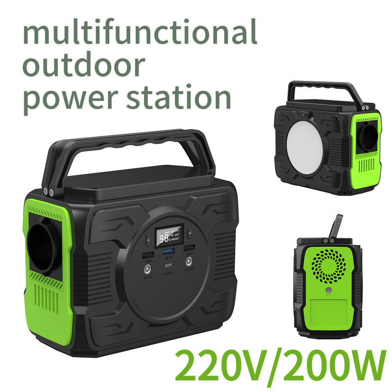 Capacité élevée 200W Type de stockage d'énergie Appareil électrique 220V