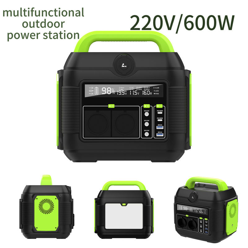 Énergie solaire extérieure Stockage d'énergie Portable Banque d'énergie mobile Batterie lithium-ion 576wh