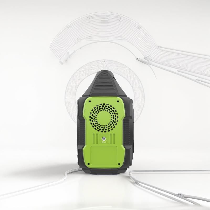 Station solaire portable 300W/600W Invertisseur à recharge rapide intégré pour la maison hors réseau