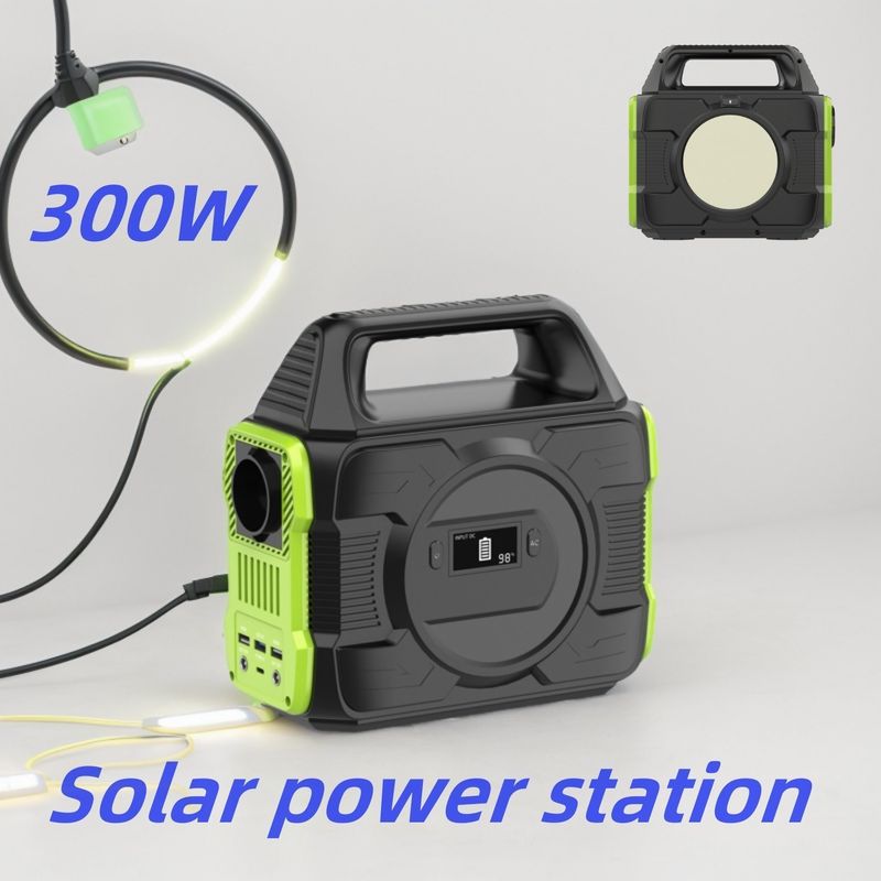 Extérieur avec S3 Compatible 300W 500W Portable Station de générateur d'énergie solaire mobile