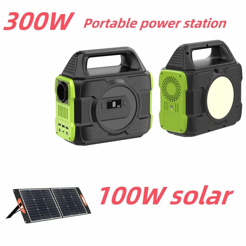 Générateur solaire intelligent de 300W Chargeur mobile batterie RV au lithium Station solaire électrique portable