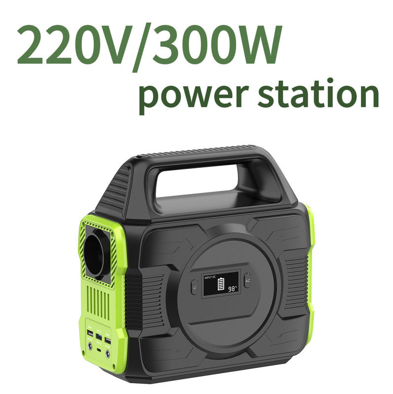 110V 220V alimentation solaire Portable 300W batterie Power Bank avec écran à cristaux liquides