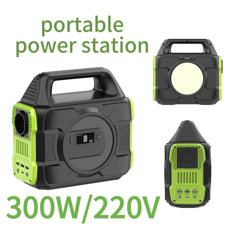 Station électrique à haute fréquence 300W CC à AC Inverteur d'onde sinusoïdale pure avec prise EU AC