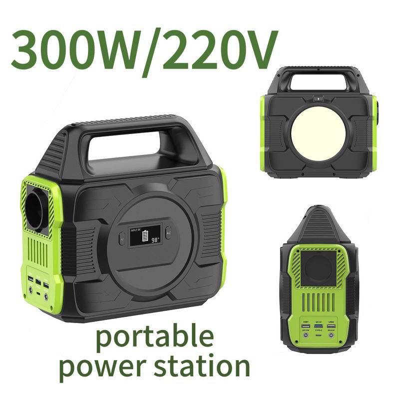 Banque d'alimentation électrique à batterie portable d'urgence 110V 220V avec panneau solaire et technologie MPPT