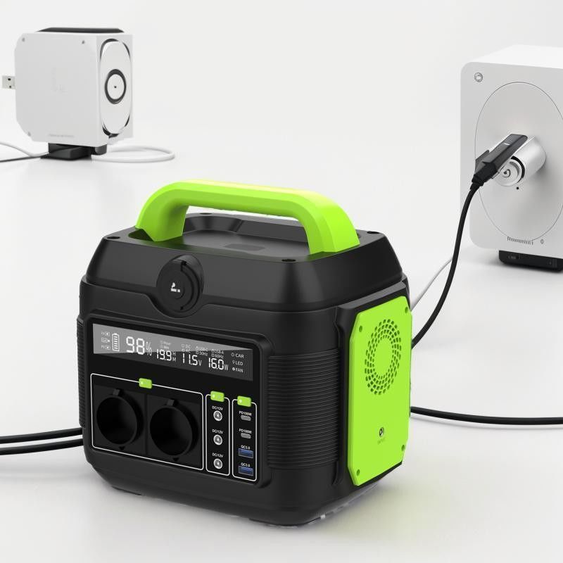 Générateur de cellules solaires portables pour le ménage avec centrale électrique à sortie multifonctionnelle de 600 W