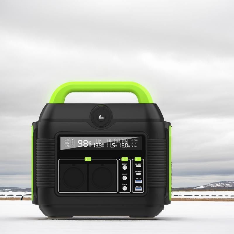 Sortie multifonctionnelle 600W Camping extérieur RV Stockage d'énergie centrale électrique recyclable