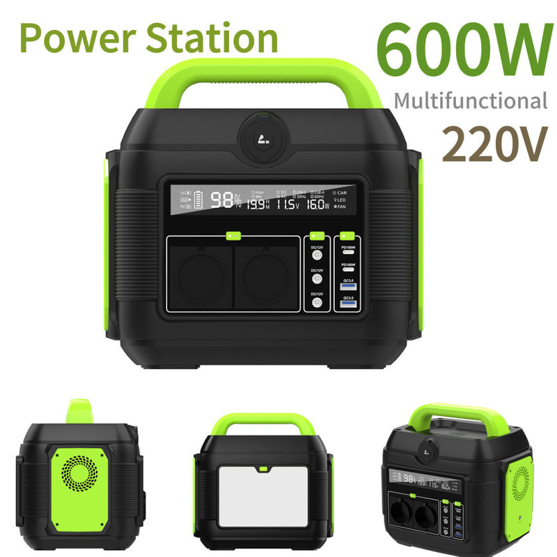 Station d'alimentation électrique portable à prise CA de l'UE 600W 576wh Power Bank pour camping personnalisable