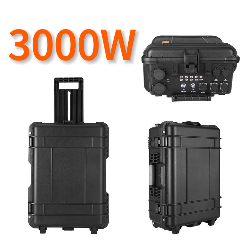 Station électrique portable Système d'énergie solaire 3000W 1500W 2400W 5000W Générateur LiFePO4