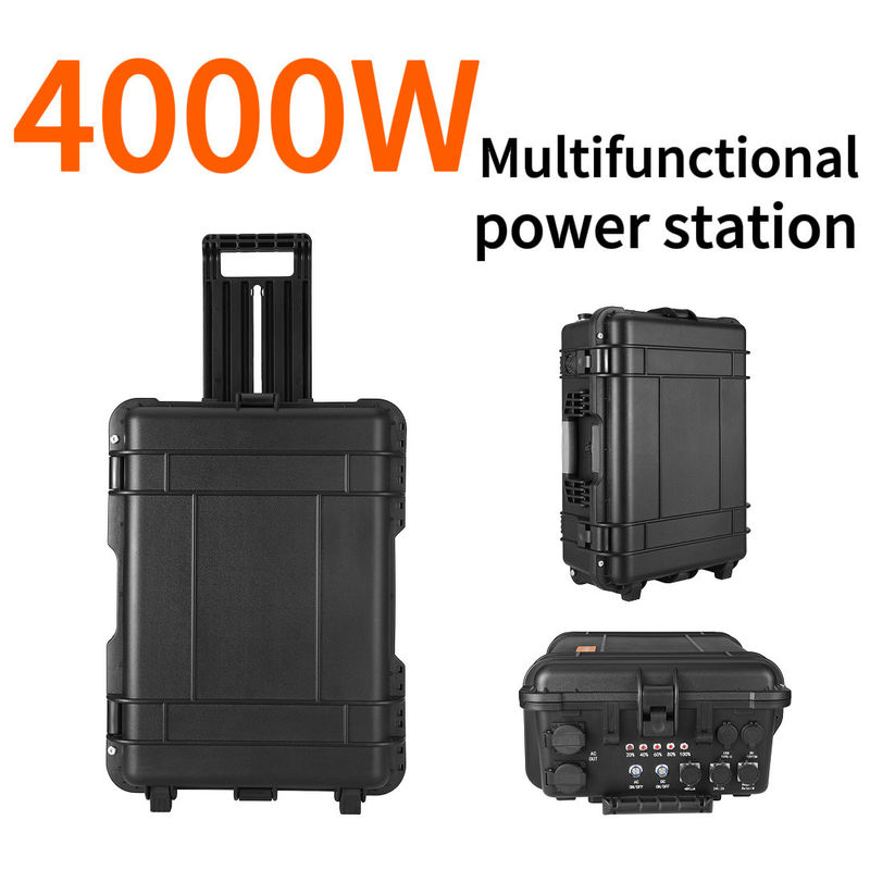 Appareil électrique de stockage d'énergie électrique portable UPS de 4000W 5000W 3000W 2400W 1500W 500W 300W Lithium centrale solaire portable