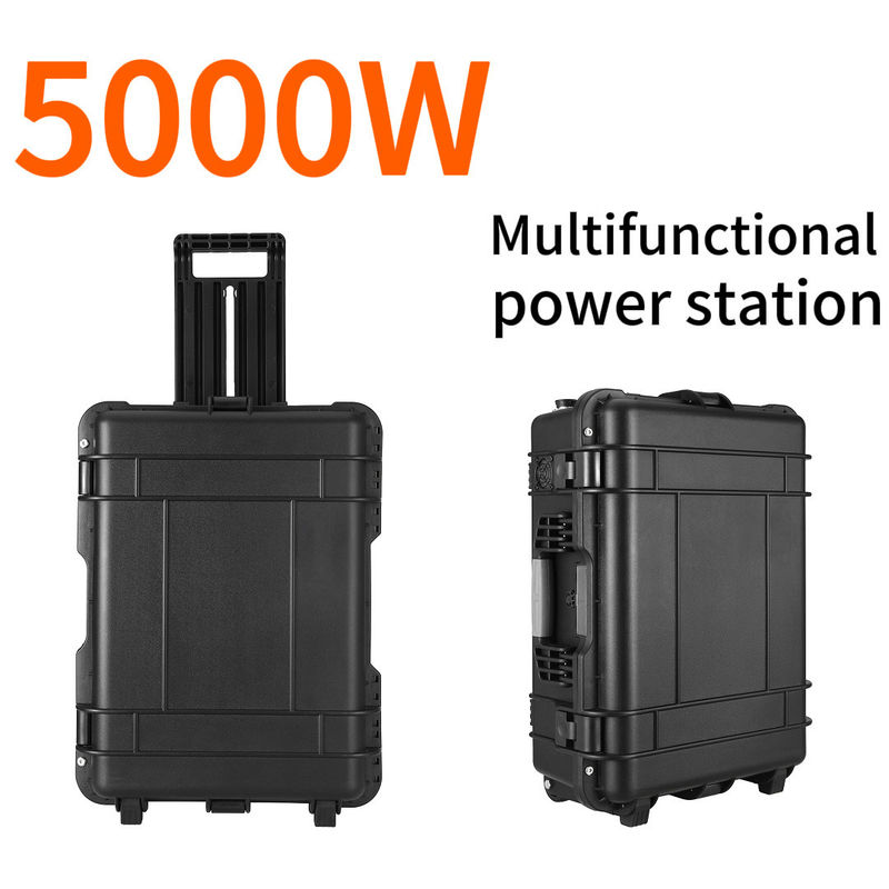 Courant de sortie CA 15A Max 5000W Système de stockage d'énergie domestique pour centrale électrique portable