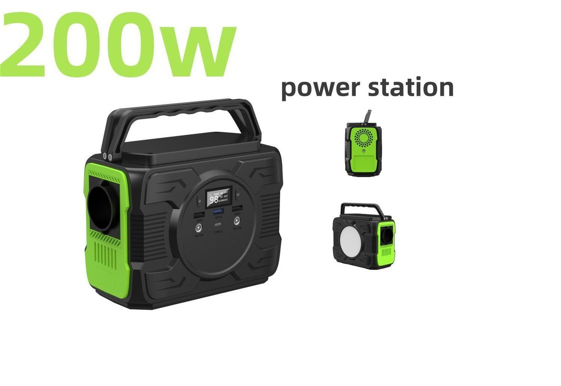 Chargeur de téléphone rechargeable à chaud Générateur solaire portable de 200 W avec couleurs personnalisables