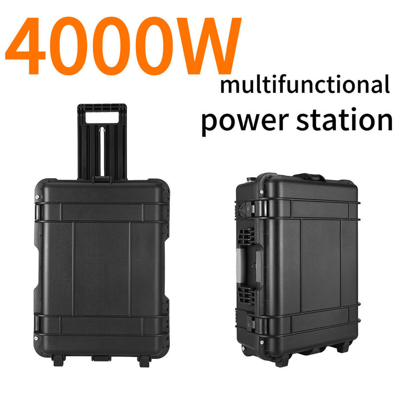 AC Pure Sine Wave Output Forme d'onde 4000W Station électrique portable 220V avec personnalisation