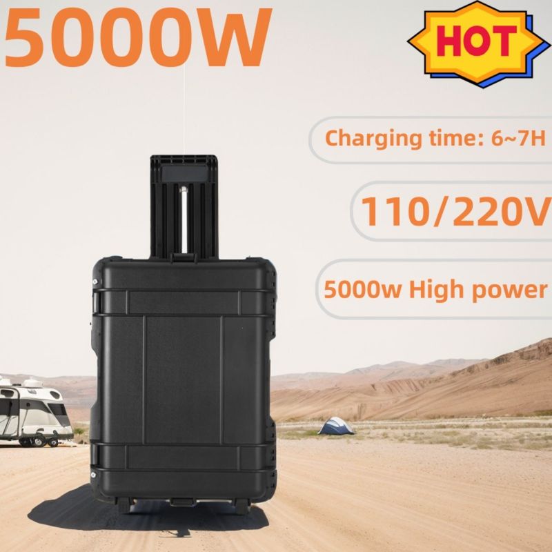 Générateur solaire à capacité nominale de 4800wh pour stockage d'énergie renouvelable portable