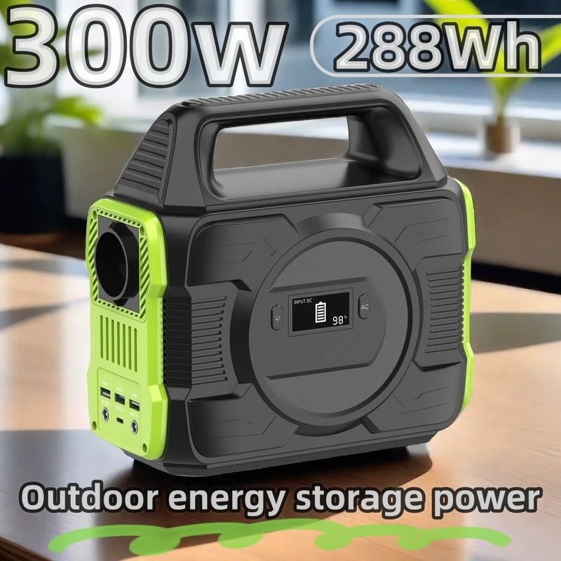 Une centrale électrique portable de 300W à haute capacité avec cellules solaires